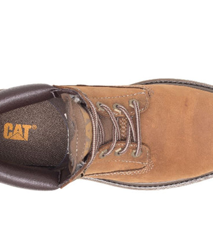 Caterpillar Colorado 2.0 Beige Leather Hiking Ankle Boots