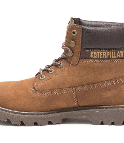 Caterpillar Colorado 2.0 Beige Leather Hiking Ankle Boots