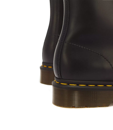 Dr Martens 1460 Black Smooth Leather 8-Eye Combat Boots - 11822006