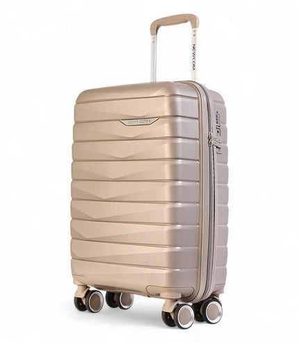Forster Medium Hard Shell TSA Suitcase in Champagne Beige