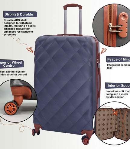 Crawley Cabin Soft Shell Suitcase in Grey