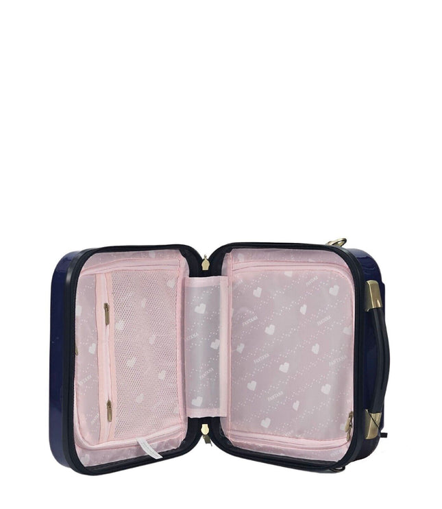 Canvey Cosmetic Hard Shell Suitcase in Blue
