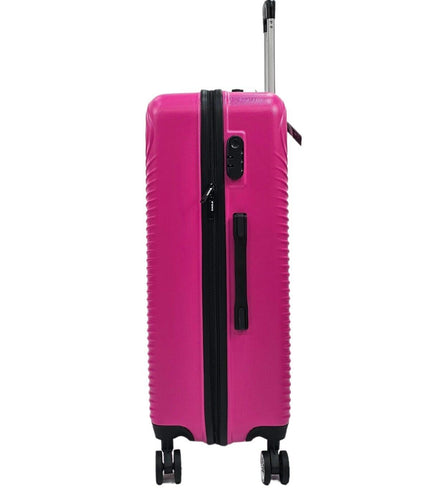 Chorley Large Hard Shell Suitcase in Fuschia