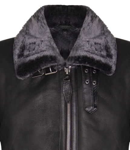 Mens B3 Aviator Flying Sheepskin Jacket-Alhambra