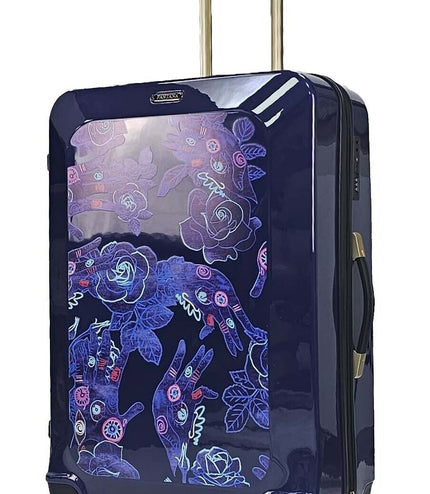 Canvey Large Hard Shell Suitcase in Blue