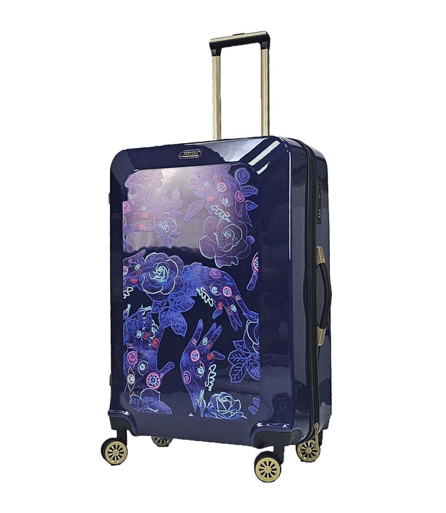 Canvey Large Hard Shell Suitcase in Blue