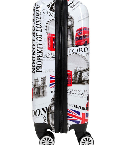 Cooma Cabin Hard Shell Suitcase London in Black Flower
