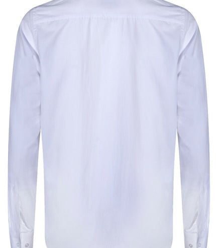 Mens Club Collar White Shirt 1920s Peaky Blinders With Bar Poplin Pin Smart