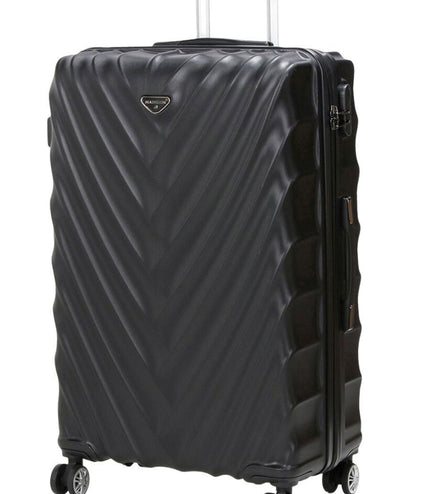 Colyton Large Hard Shell Suitcase in Black