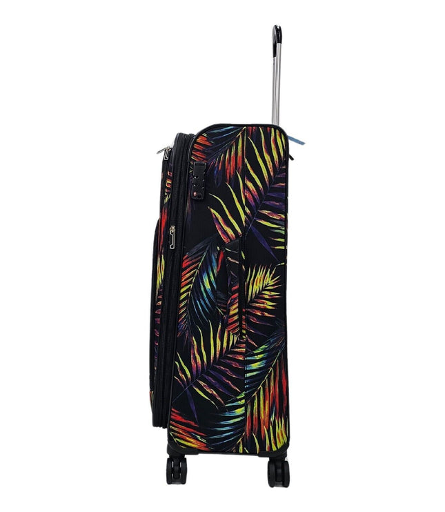 Ashbourne Large Soft Shell Suitcase in Leaf