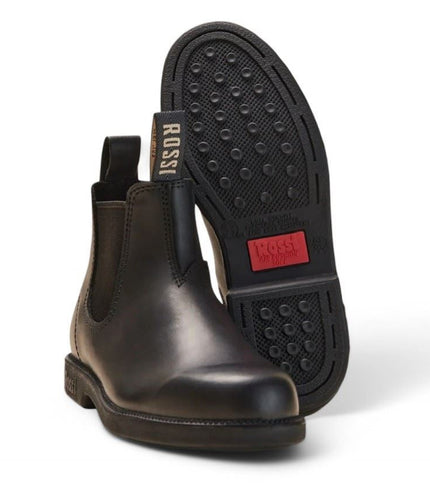 Rossi 607 Booma Black Leather Chelsea Boot