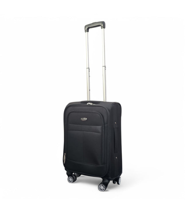 Forbes Cabin Soft Shell Suitcase in Black