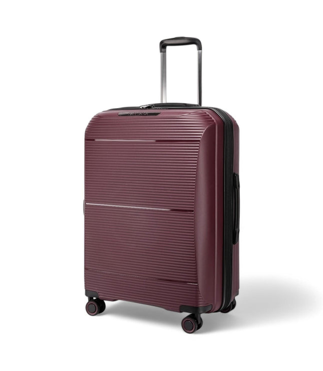 Abiko Large Hard Shell Suitcase in Burgundy