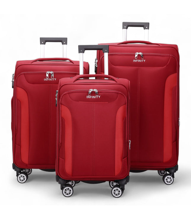 Delta Set of 3 Hard Shell Suitcase in Navy