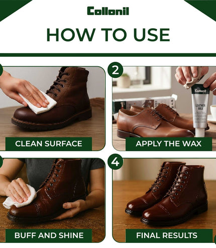 Collonil 75ml Outdoor Active Leather Wax Waterproof Shoe Care