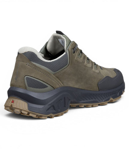 Ecco Men's Green Leather Waterproof Hiking Trainer Sneaker Shoes - Receptor XP
