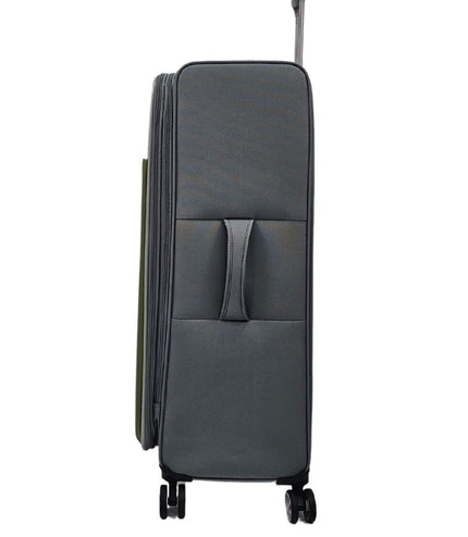 Beverley Large Soft Shell Suitcase in Grey