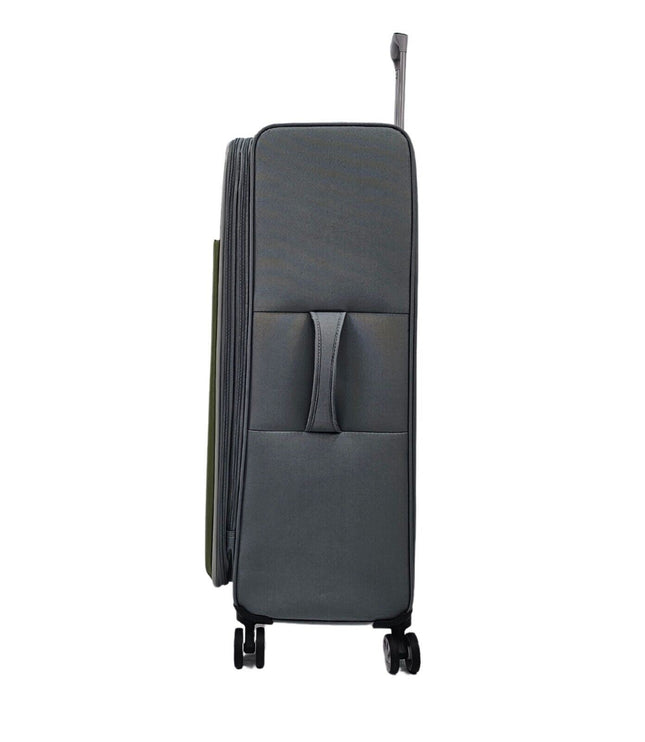 Beverley Large Soft Shell Suitcase in Grey