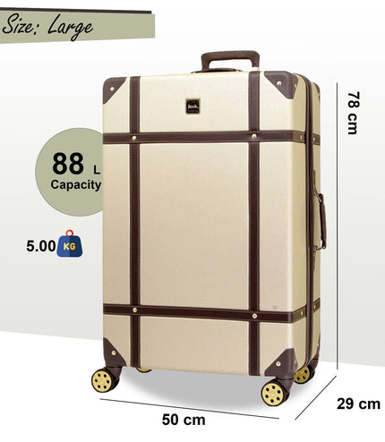 Alston Large Hard Shell Suitcase in Gold