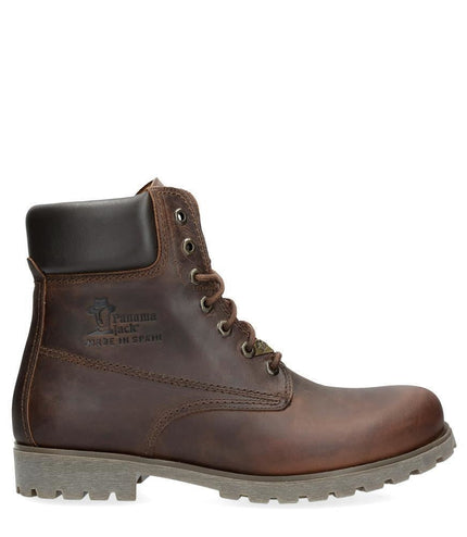 Panama Jack 03 C8 Mens Brown Waterproof Leather Laces Hiking Ankle Boots