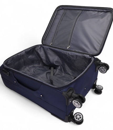 Delta Set of 3 Hard Shell Suitcase in Navy