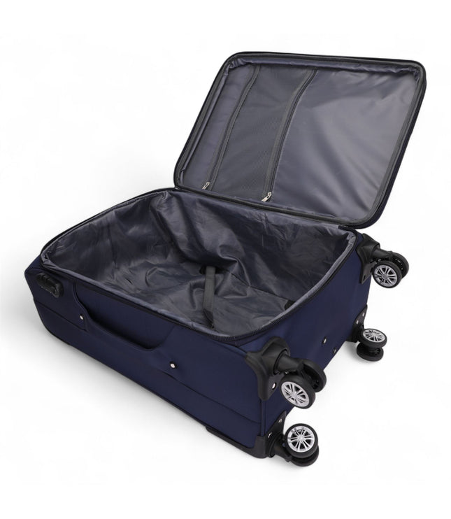 Delta Set of 3 Hard Shell Suitcase in Navy