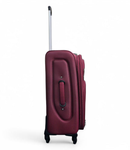 Nagoya Medium Soft Shell Suitcase in Wine
