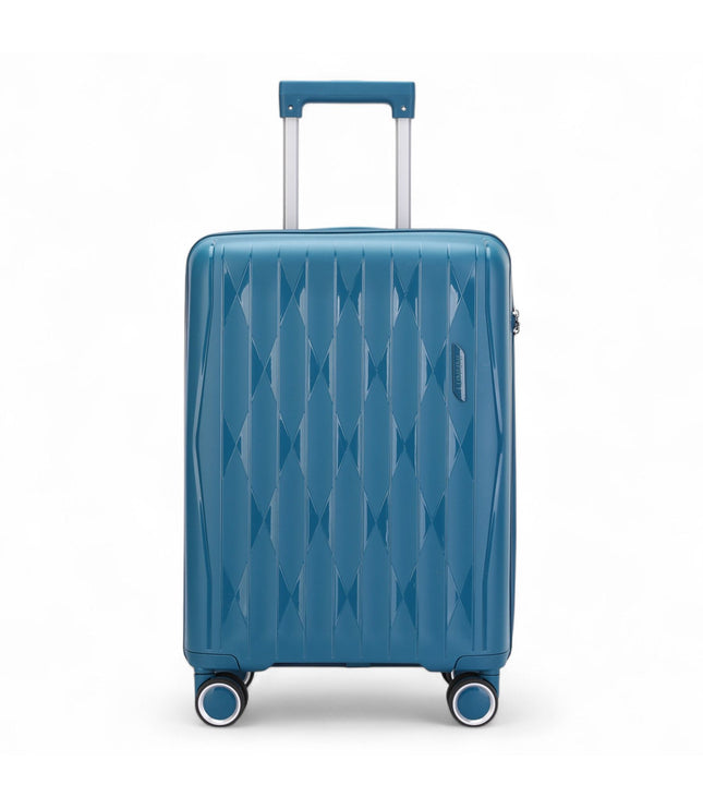 Burnaby Cabin Hard Shell Suitcase in Teal Blue