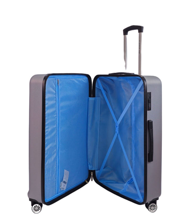 Alsager Large Hard Shell Suitcase in Silver