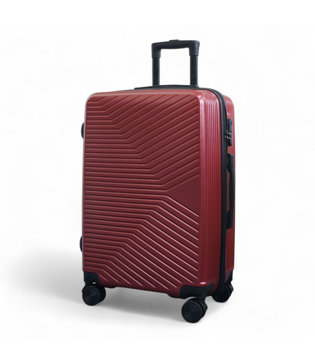 Junee Medium Hard Shell Suitcase in Red