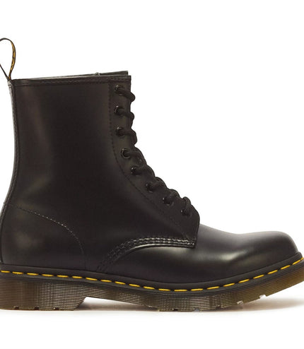 Dr Martens 1460 Black Smooth Leather 8-Eye Combat Boots - 11822006