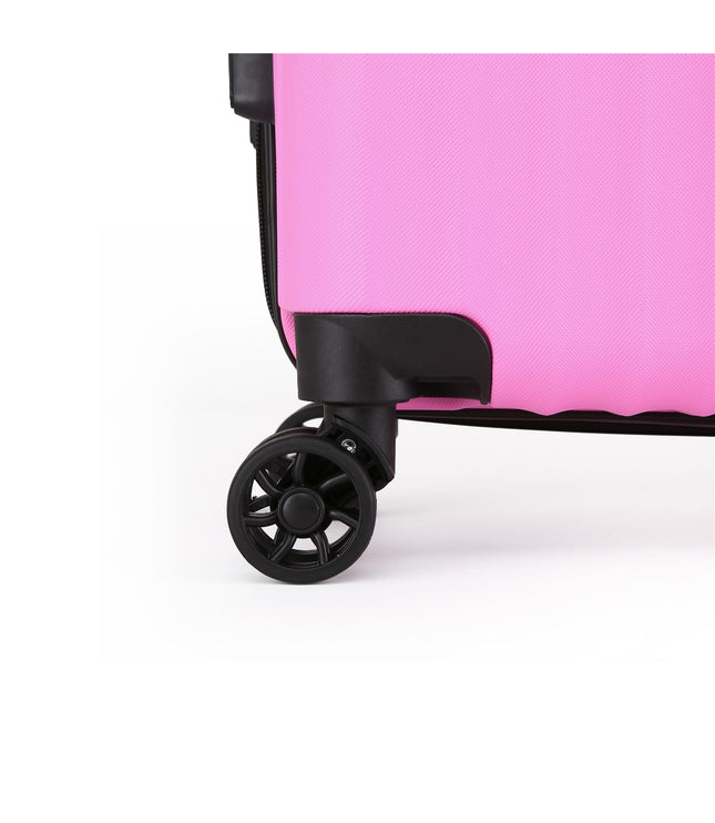 Edmonton Set of 3 Hard Shell Suitcase in Pink