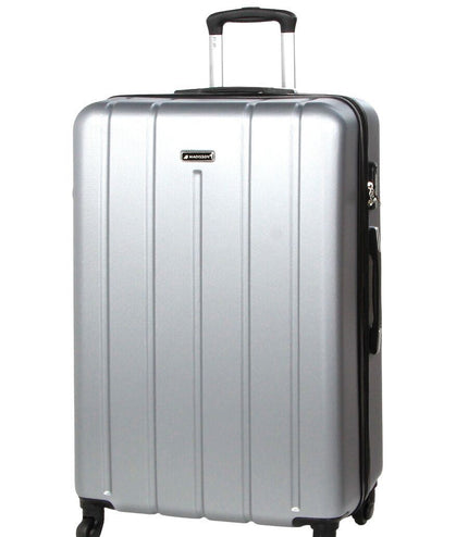 Coalville Large Hard Shell Suitcase in Silver