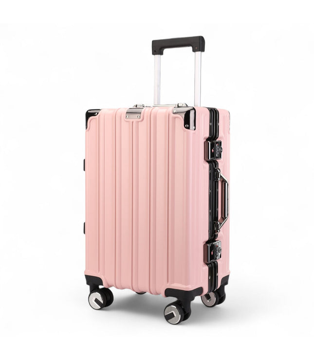 Airdrie Cabin Hard Shell Suitcase in Pink
