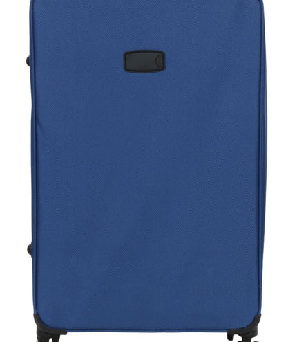 Cinderford Large Soft Shell Suitcase in Blue