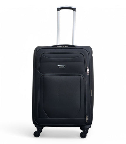 Nagoya Medium Soft Shell Suitcase in Black