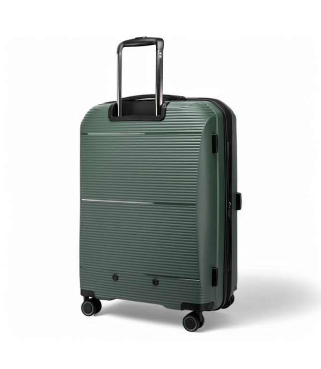 Abiko Large Hard Shell Suitcase in Olive