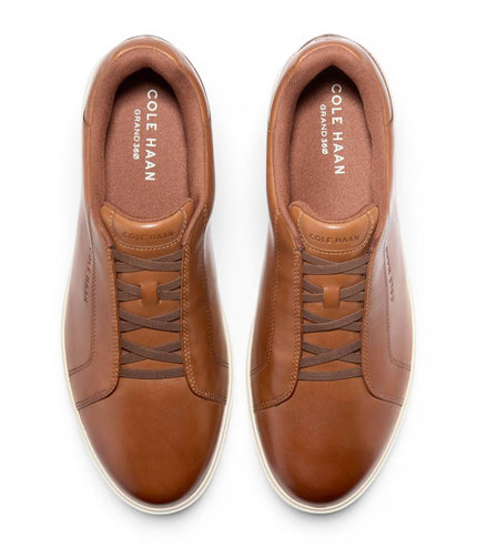 Cole Haan Men's GrandPro Luxe Mile Trainer Brown Suede Sneakers - C43941
