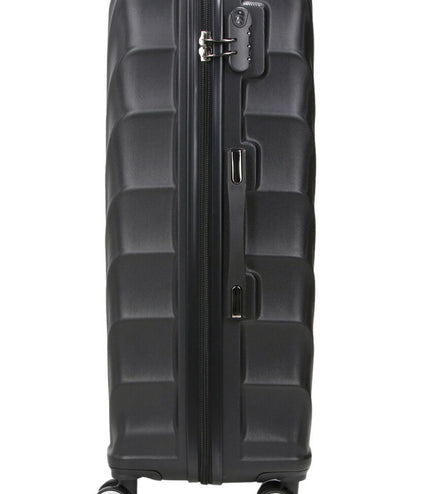 Colyton Large Hard Shell Suitcase in Black