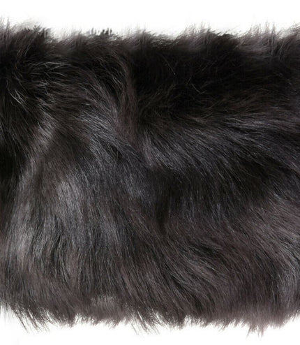 Ladies  Toscana 100% Sheepskin Leather Headband - Brown Silver