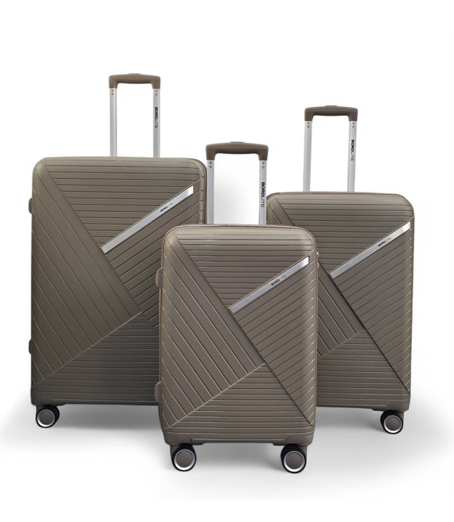 Chita Set of 3 Hard Shell Suitcase in Flesh