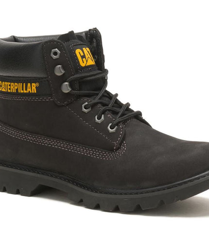 Caterpillar Colorado 2.0 Black Leather Hiking Ankle Boots