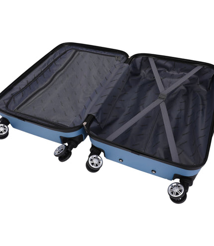 Calgary Set of 3 Hard Shell Suitcase in Blue