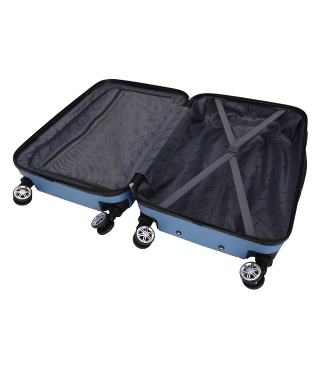Calgary Set of 3 Hard Shell Suitcase in Blue