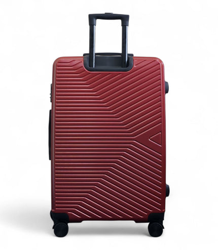 Junee Large Hard Shell Suitcase in Red