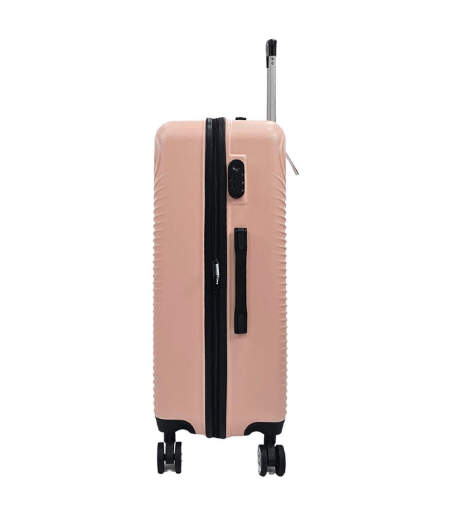 Chorley Extra Large Hard Shell Suitcase in Rose Gold