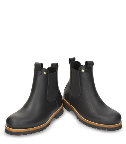 Panama Jack Men's Beny Igloo C1 Black Waterproof Leather Chelsea Boots