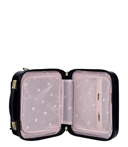 Canvey Cosmetic Hard Shell Suitcase in Black