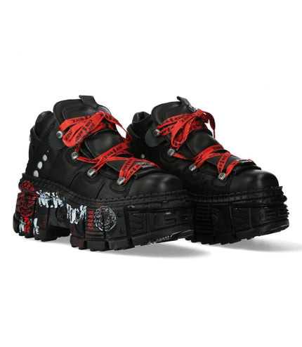 New Rock Punk Goth Leather Boots-WALL106-C9