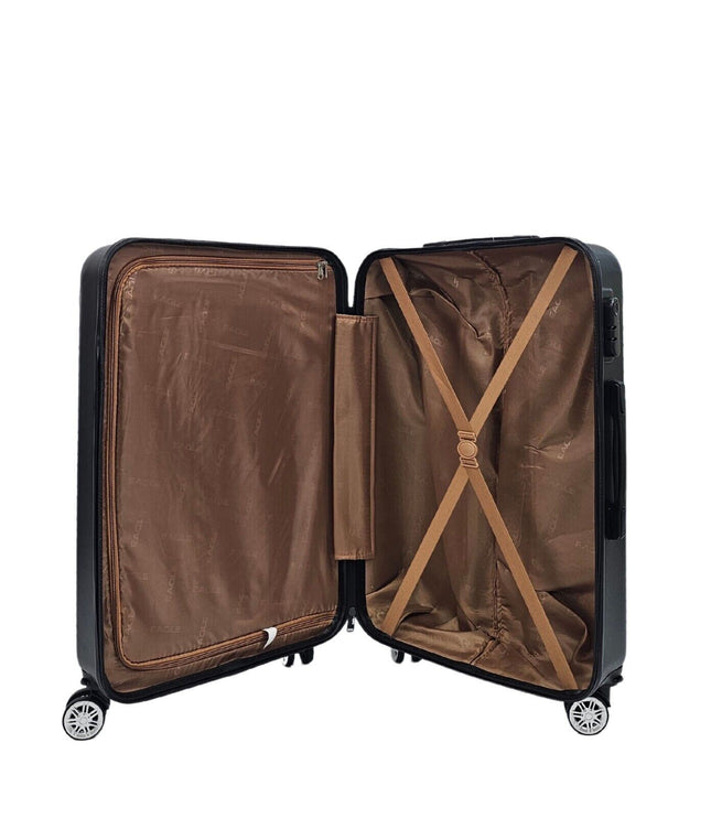 Chorley Large Hard Shell Suitcase in Black